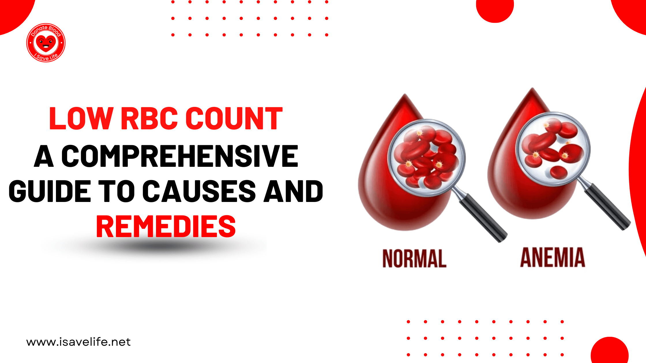 Low RBC Count: A Comprehensive Guide to Causes and Remedies